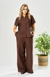 Костюм брючный 207 коричневый AVA fashion фото 3