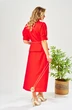 Костюм с юбкой 214 красный AVA fashion фото 2