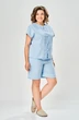 Костюм с шортами 216 голубой AVA fashion фото 4