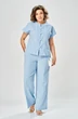 Костюм брючный 217 голубой AVA fashion фото 4