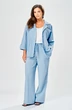 Костюм брючный 219 голубой AVA fashion