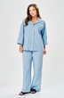 Костюм брючный 219 голубой AVA fashion фото 3