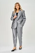 Костюм брючный 220 серый AVA fashion