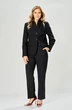 Костюм брючный 225 черный AVA fashion