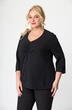Джемпер 0308 черный AVENUEfashion