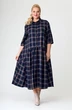 Платье 0102 синий AVENUEfashion
