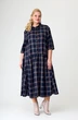 Платье 0102 синий AVENUEfashion