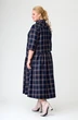 Платье 0102 синий AVENUEfashion