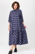 Платье 0132 синий AVENUEfashion