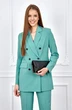 Костюм брючный 922 бирюзовый AZZARA