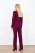 Костюм брючный 933 винный AZZARA