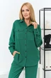 Костюм брючный 915 зеленая клетка AZZARA