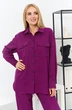 Костюм брючный 915 фуксия клетка AZZARA