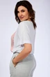 Блузка 4003 розовый Abbi