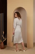 Костюм с платьем 248 пепельный AmberA