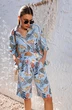 Костюм с шортами 2022 листья Ambera style