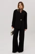 Костюм брючный 2051 черный Ambera style