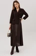 Платье 1034-5 коричневый Ambera style