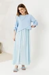 Платье 1007-10 голубой Ambera style фото 5
