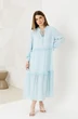 Платье 1130-2 голубой Ambera style