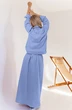 Костюм с юбкой 2017 нежно-голубой Ambera style