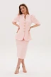 Костюм с юбкой 2155 пудра Ambera style