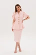 Костюм с юбкой 2157 пудра Ambera style