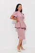 Костюм с юбкой 2157-3 пыльная роза Ambera style фото 4