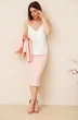 Костюм с юбкой 2165 пудра Ambera style фото 4