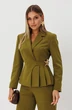 Костюм брючный 2172 оливка Ambera style фото 4
