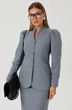 Костюм с юбкой 2175 серый Ambera style фото 4