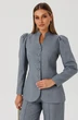 Костюм брючный 2176 серый Ambera style фото 4