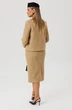 Костюм с юбкой 2179 беж Ambera style фото 2