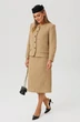 Костюм с юбкой 2179 беж Ambera style фото 4