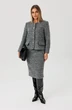 Костюм с юбкой 2179-1 черный Ambera style фото 3