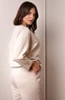Спортивный костюм 3520 бежевый Amelia Lux