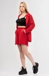 Костюм с шортами 423-20 красный Amelia Lux
