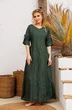 Платье 9731 изумрудный АМУЛЕТ