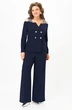 Костюм брючный 1276 синий ANASTASIA MAK