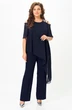 Костюм брючный 1305 синий ANASTASIA MAK