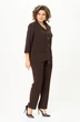 Костюм брючный 1311 коричневый ANASTASIA MAK фото 5