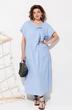 Платье 1326 голубой ANASTASIA MAK