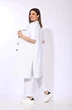 Костюм брючный 696а белый ANASTASIA MAK