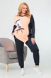 Спортивный костюм 951 сине-персиковый ANASTASIA MAK