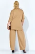 Костюм брючный 1299 капучино Anastasia фото 2