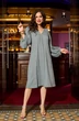 Платье 953-2 светлый графит Anastasia