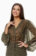 Костюм с юбкой 1049 олива Anastasia