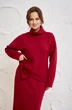 Костюм с юбкой 1050-2 бордо Anastasia
