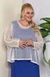 Костюм с платьем 1119 синий Anastasia
