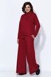 Костюм брючный 1152 бордовый Anastasia